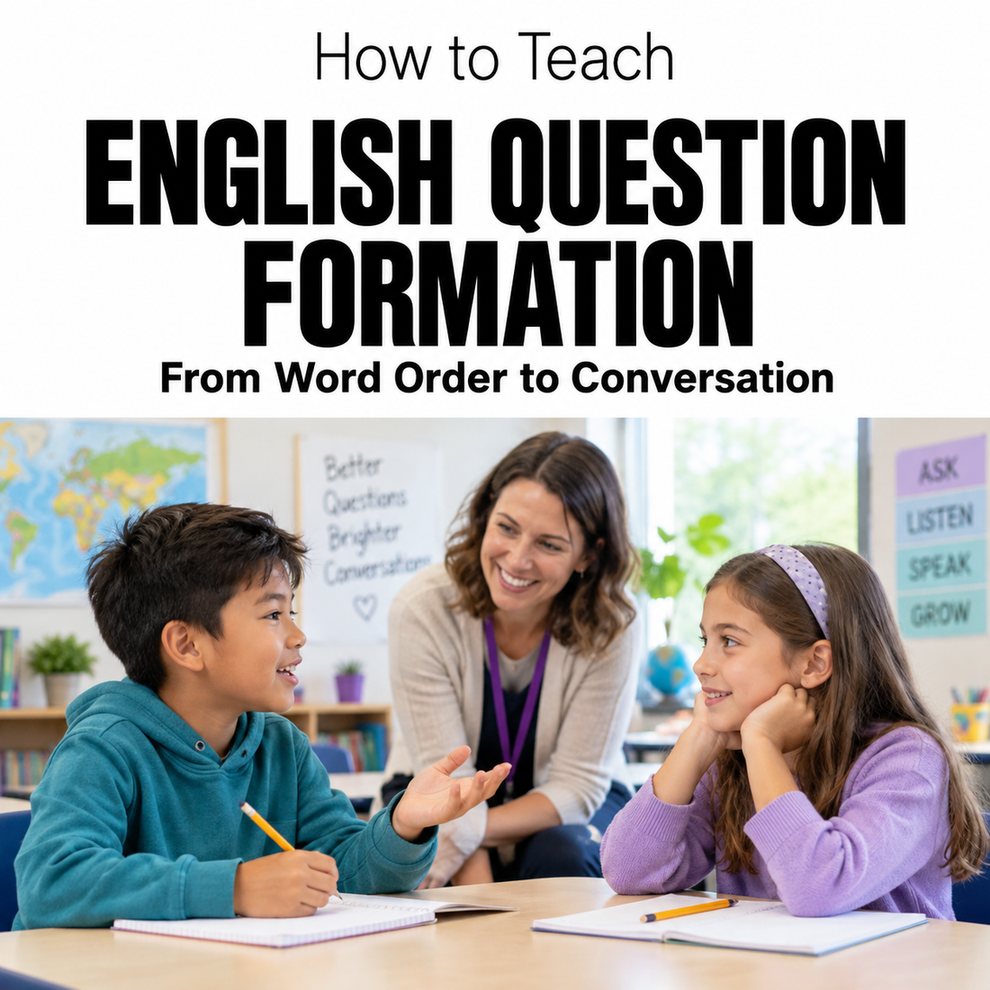 How to Teach English Question Formation