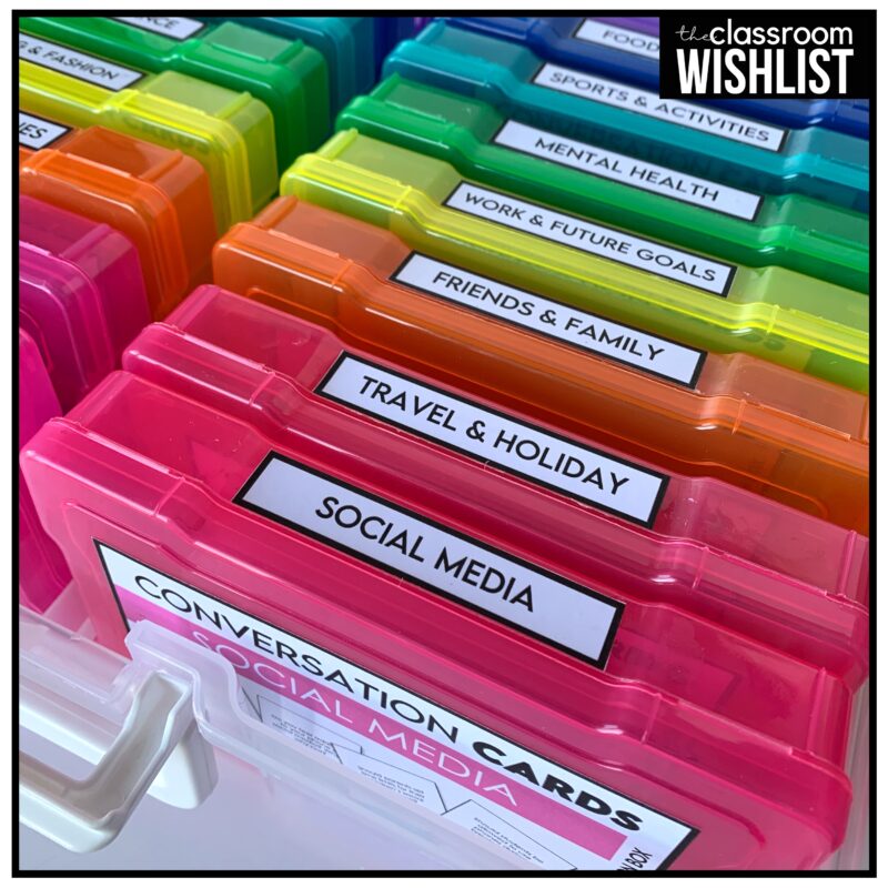 The Ultimate ESL Conversation Card Bundle: 960 Print & Digital Prompts for Real-World Speaking - Hot Chocolate Teachables