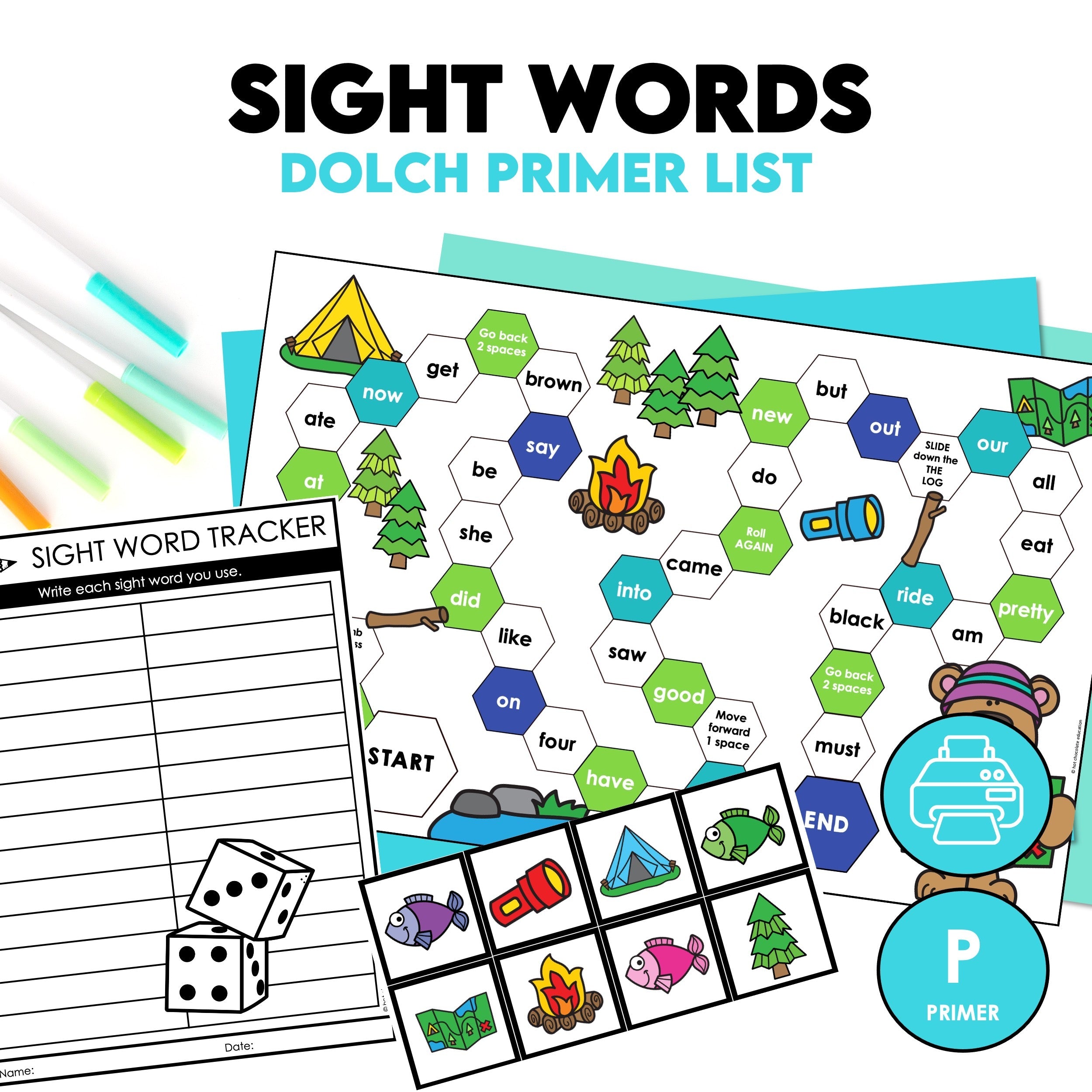 Dolch Primer Sight Words