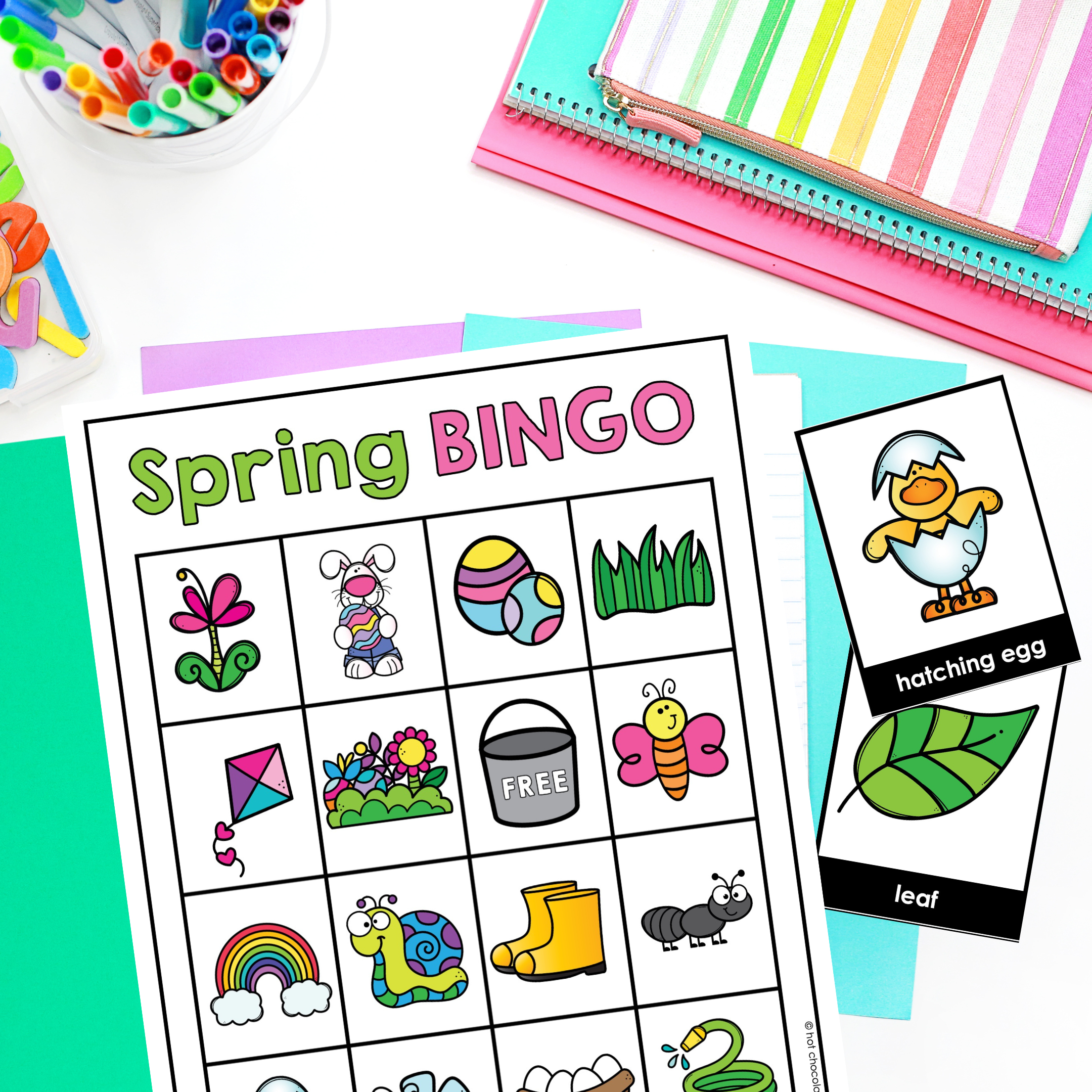 Spring - Hot Chocolate Teachables