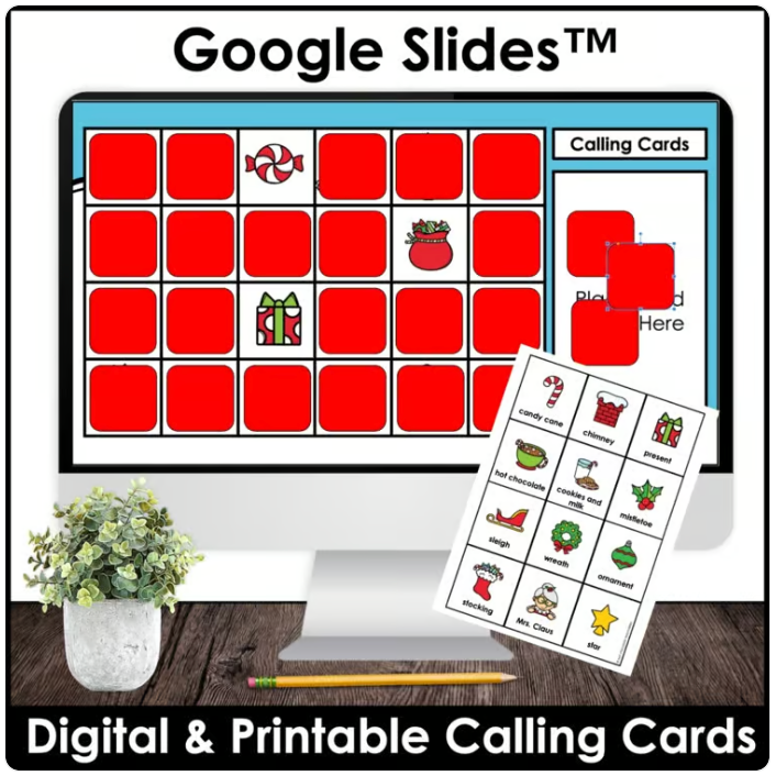 Christmas Picture Bingo BUNDLE - Print & Digital Versions