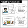 Action Verb CLIP CARDS - Present Continuous Verb Recognition Activity - Hot Chocolate Teachables