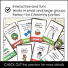 Christmas Action Verb Charades - Present Continuous Miming Cards - Hot Chocolate Teachables