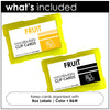 Fruit Vocabulary CLIP CARD activity task cards for ELL - ESL - EFL - Hot Chocolate Teachables