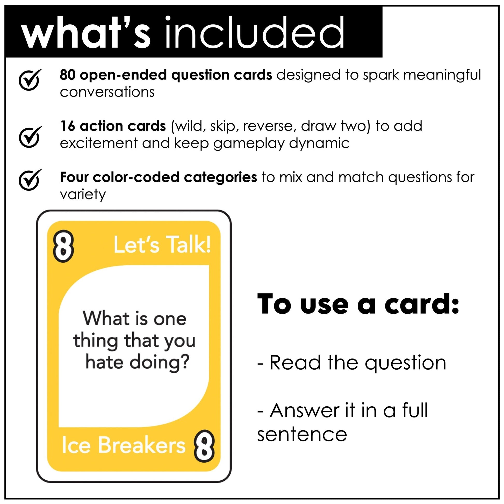 Ice Breaker Card Game - Getting to Know You Questions - Back to School - Hot Chocolate Teachables