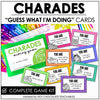 Action Verb Charades | Present Continuous Tense Miming Game Cards - Hot Chocolate Teachables