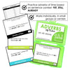 Adverbs of Time Task Cards | YET, STILL, ALREADY | Parts of Speech Task Cards - Hot Chocolate Teachables