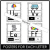 Alphabet Initial Letter Classroom Posters for Preschool / Kindergarten / 1st - Hot Chocolate Teachables