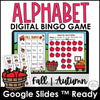 Alphabet Letters - Bingo Bundle : Digital & Print Game Boards for Fall / Autumn - Hot Chocolate Teachables