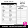 Animal Vocabulary Flash cards | ESL Task Cards - Zoo, Pets, Insects, Marine - Hot Chocolate Teachables