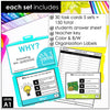 Answering WH Questions | Comprehension Task Card Bundle | What, When, Who, Why - Hot Chocolate Teachables