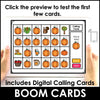 AUTUMN / FALL BINGO Game - Vocabulary Building - Boom Cards™ - Hot Chocolate Teachables