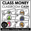 Classroom Money - Class Cash - Reward System - 1-20 Printable Fake Money - Hot Chocolate Teachables