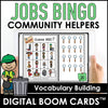 Community Helpers DIGITAL BINGO GAME - Jobs & Occupations BOOM CARDS™ - Hot Chocolate Teachables