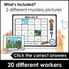 Community Helpers Mystery Picture - Boom Cards - Hot Chocolate Teachables