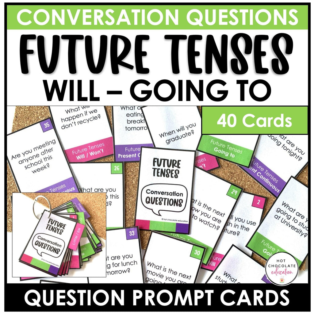 Conversation Card Bundle: Over 640 conversation questions - Hot Chocolate Teachables