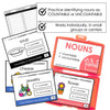 Countable and Uncountable Noun Task Cards - Count Noncount Noun Activity - Hot Chocolate Teachables