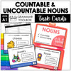 Countable and Uncountable Noun Task Cards - Count Noncount Noun Activity - Hot Chocolate Teachables