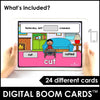 ESL Past Tense Irregular Verb Digital Task Cards: BOOM CARDS™ - Hot Chocolate Teachables