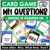 ESL Verb Tense Games BUNDLE | Present, Past, Irregular, Questions, Ice Breakers - Hot Chocolate Teachables