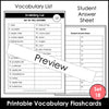 Fall / Autumn Vocabulary Flashcards : ESL task cards - Flash Cards - Hot Chocolate Teachables