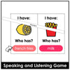 Food Vocabulary Card Game: I have/Who has? - Hot Chocolate Teachables