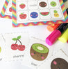 Fruit Vocabulary Bingo Game + Flashcards - Hot Chocolate Teachables