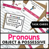 Grammar & Vocabulary Task Card Bundle - Hot Chocolate Teachables