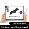 Halloween Guessing Game BOOM CARDS Vocabulary Digital Task Cards - Hot Chocolate Teachables