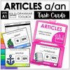 Indefinite Articles A or AN - Task Cards - ESL GRAMMAR TOOLBOX - Hot Chocolate Teachables