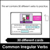 Irregular Past Tense Verbs - Boom Cards - Hot Chocolate Teachables