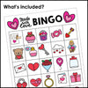 Made with love Valentine's Day Bingo Game - Vocabulary Building February Bingo Cards - Hot Chocolate Teachables