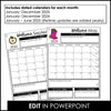 Monthly Calendar & Newsletter Parent Communication Bundle - Editable with yearly updates - Hot Chocolate Teachables