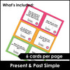 New Year Conversation Questions : Simple Present & Simple Past - Hot Chocolate Teachables