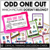 Odd One Out | Printable Speaking Cards & Digital Google Slides™ Bundle - Hot Chocolate Teachables