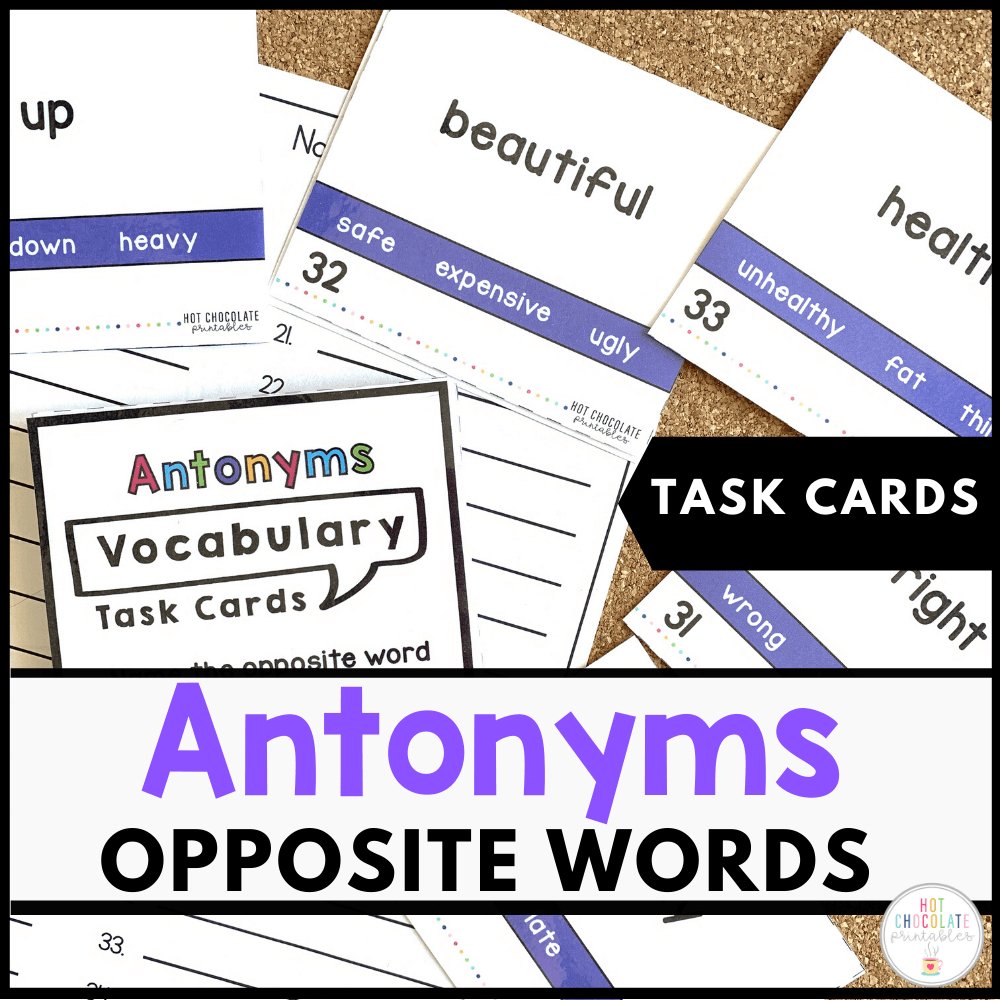 Parts of Speech: Games & Task Card Bundle | Nouns, Verb, Adjective, Preposition - Hot Chocolate Teachables