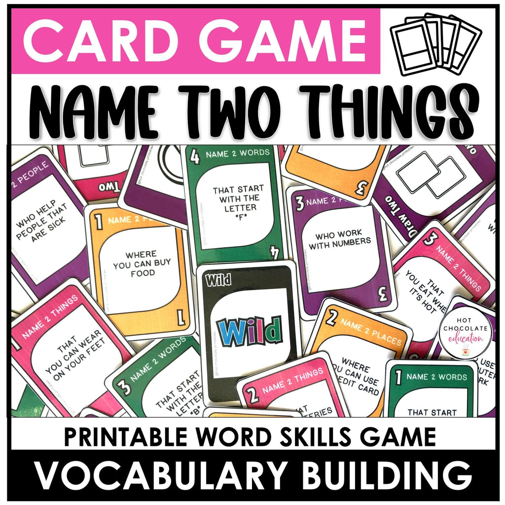 Parts of Speech: Games & Task Card Bundle | Nouns, Verb, Adjective, Preposition - Hot Chocolate Teachables