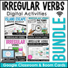 Past Tense Irregular Verbs : ESL Digital Games & Activity Bundle - Google & Boom - Hot Chocolate Teachables