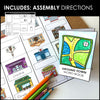 Places & Buildings in a Town or City Vocabulary Building Mini-Book - Hot Chocolate Teachables