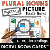 Plural Noun Mystery Picture - Boom Cards - Hot Chocolate Teachables