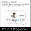 Present Progressive Lesson Kit | Everything you need to teach Present Continuous - Hot Chocolate Teachables