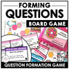 Question Building Board Game | WH Questions / Forming Questions - Hot Chocolate Teachables