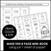 School Supplies Vocabulary Mini-Book | Classroom Vocabulary Picture Dictionary - Hot Chocolate Teachables