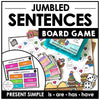 Sentence Building & Answering Questions Board Games BUNDLE - Hot Chocolate Teachables