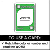 Sight Word Card Game | 3rd Grade Dolch Aligned - Plays like UNO - Hot Chocolate Teachables