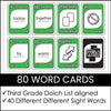 Sight Word Card Game | 3rd Grade Dolch Aligned - Plays like UNO - Hot Chocolate Teachables