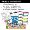 Summer Board Game Template for ANY subject with Editable Game Cards - Hot Chocolate Teachables