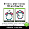 Telling Time Flashcards | ESL Task Cards - to the HOUR, HALF HOUR, QUARTER HOUR - Hot Chocolate Teachables