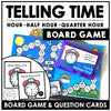 Telling Time Games BUNDLE - Hour, Half hour, quarter hour & nearest 5 minutes - Hot Chocolate Teachables