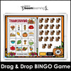 Thanksgiving Digital BINGO Game - Vocabulary Building - Boom Cards™ - Hot Chocolate Teachables